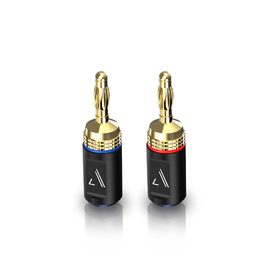 Austere V Series Banana Adapters 2-Pair High-Performance Adapters W/ SecureLatch