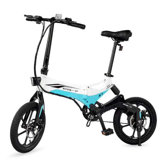 Swagtron EB7 Elite White Commuter Electric Bike