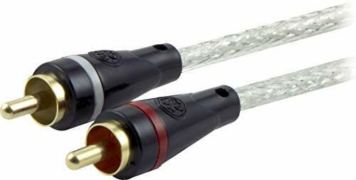 GE Pro Audio Cable with RCA Connections, 6ft. 1.8M Silver