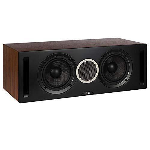 ELAC Debut Reference DCR52 2-Way Center Channel Speaker DCR52-BK (Black/Walnut)