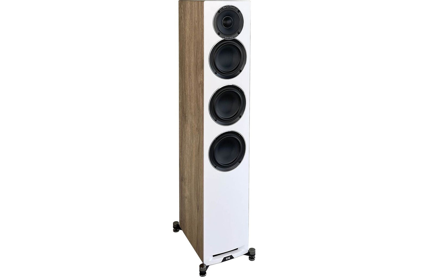 ELAC Uni-Fi Reference UFR52 Floor-standing speaker (White,Oak Sides)[each]