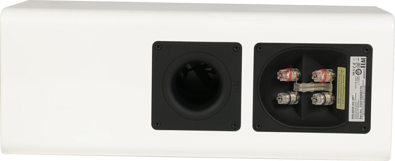 Elac Solano Center Channel Speaker CC281 Gloss White