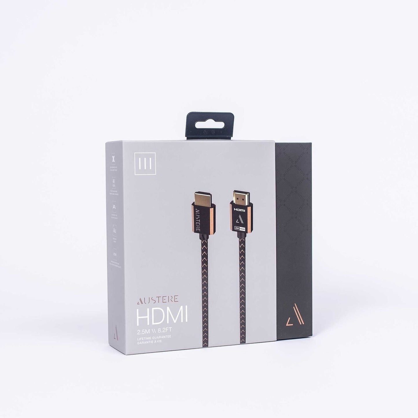 Austere III Series 4K HDMI Cable 2.5m Premium Certified HDMI, 4K HDR, 18Gbps