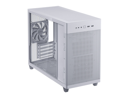 ASUS Prime AP201 White MicroATX Tempered Glass Edition Supports Graphics Cards