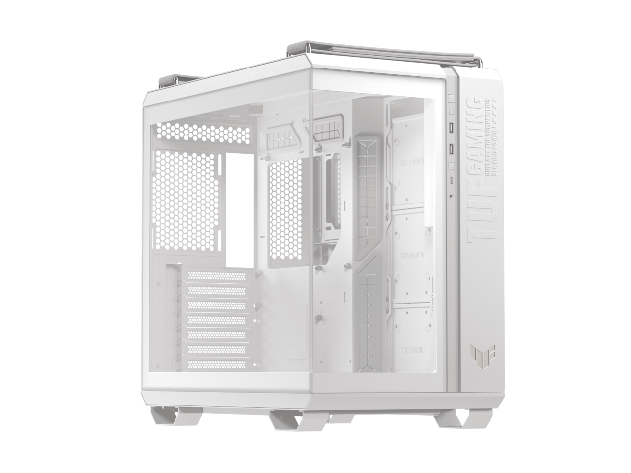 ASUS TUF Gaming GT502 Horizon White Steel / Plastic / Tempered Glass ATX Mid Tower Case