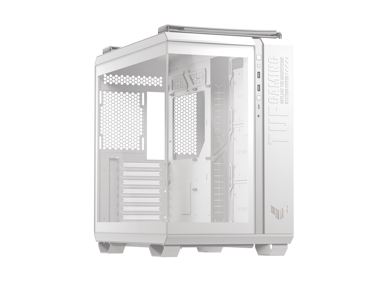 ASUS TUF Gaming GT502 Horizon White Steel / Plastic / Tempered Glass ATX Mid Tower Case