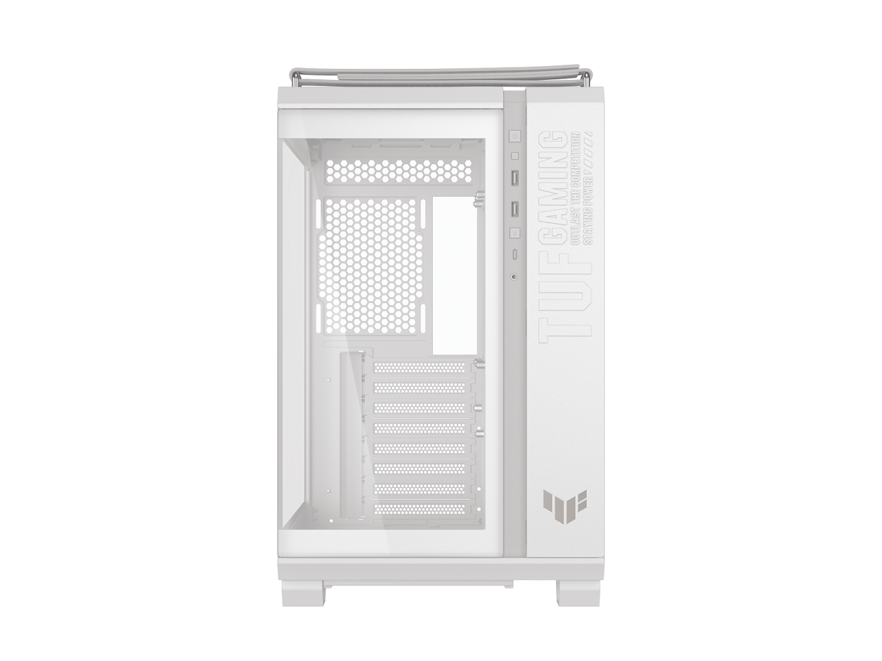 ASUS TUF Gaming GT502 Horizon White Steel / Plastic / Tempered Glass ATX Mid Tower Case