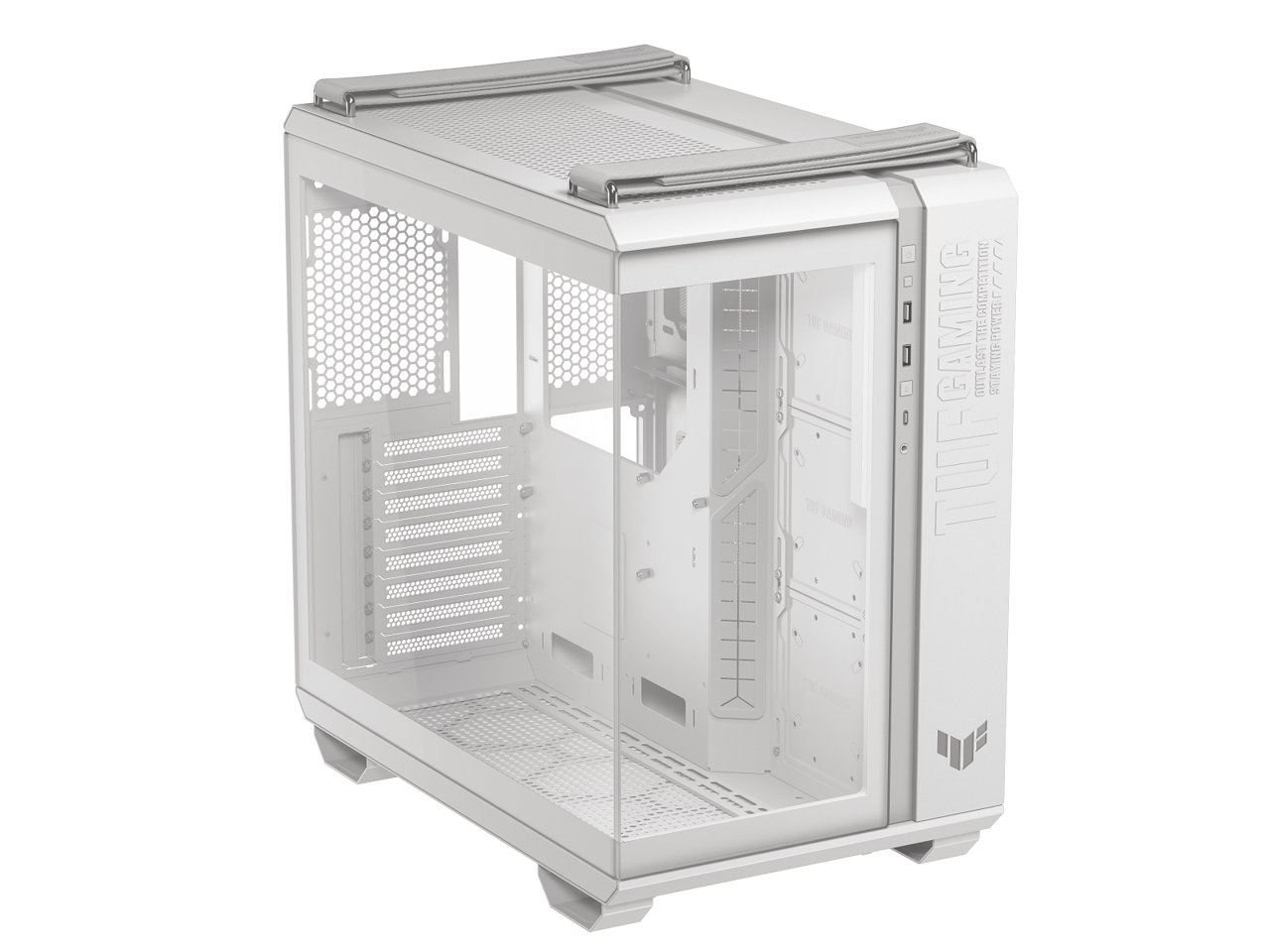 ASUS TUF Gaming GT502 Horizon White Steel / Plastic / Tempered Glass ATX Mid Tower Case