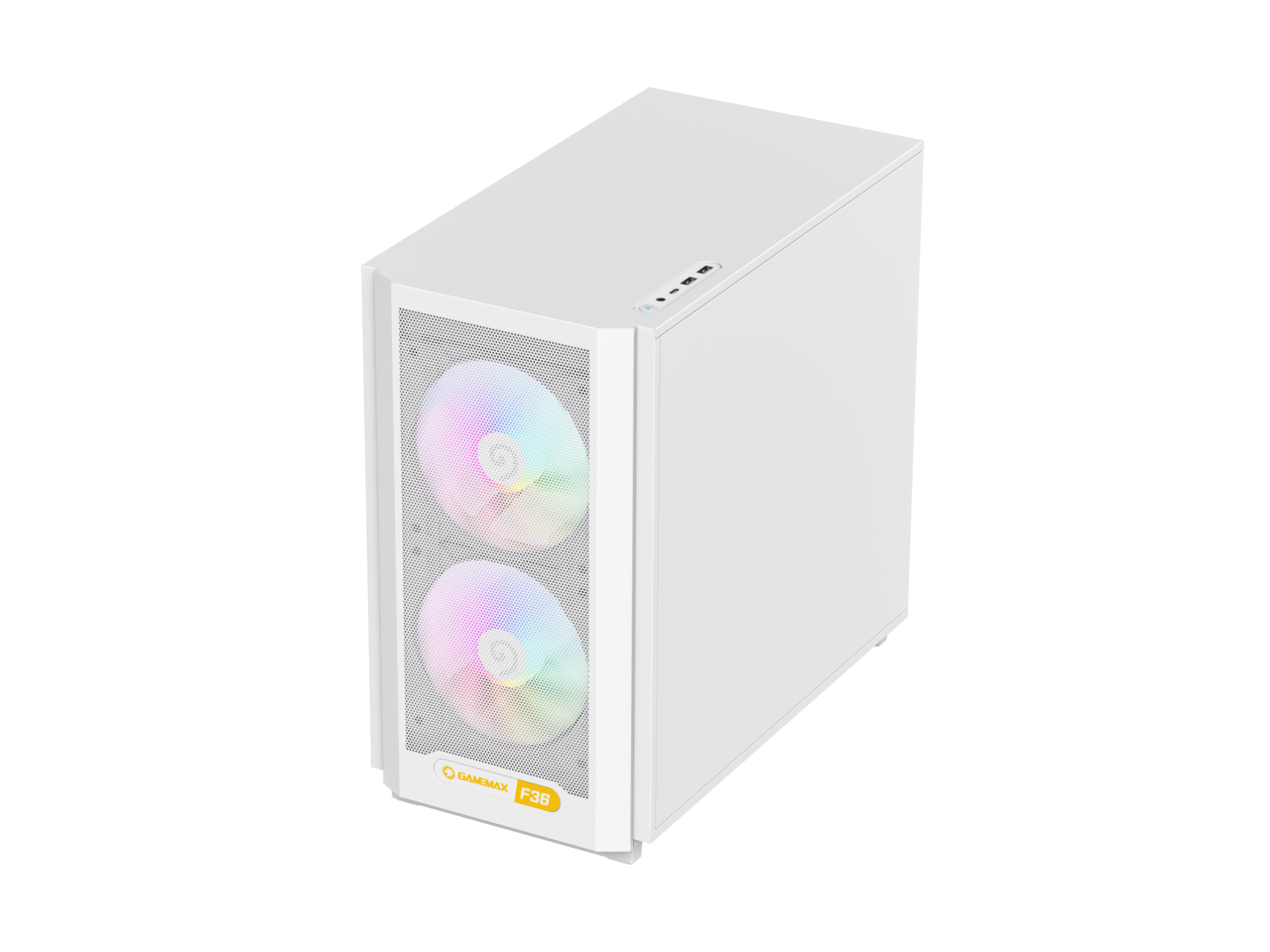 GAMEMAX F36 WH Micro-ATX Gaming Case-White