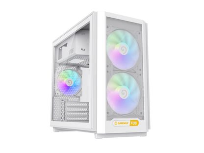 GAMEMAX F36 WH Micro-ATX Gaming Case-White