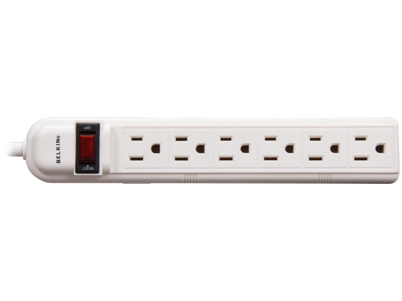 BELKIN F9P609-05R-DP 6 Outlets Power Console 5 ft. Cord Length