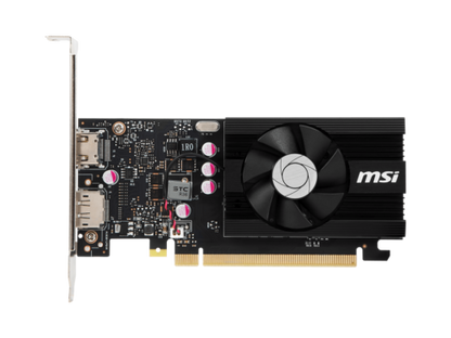 MSI GeForce GT 1030 4GB GDDR4 PCI Express 3.0 x16 (uses x4) ATX Video Card GT