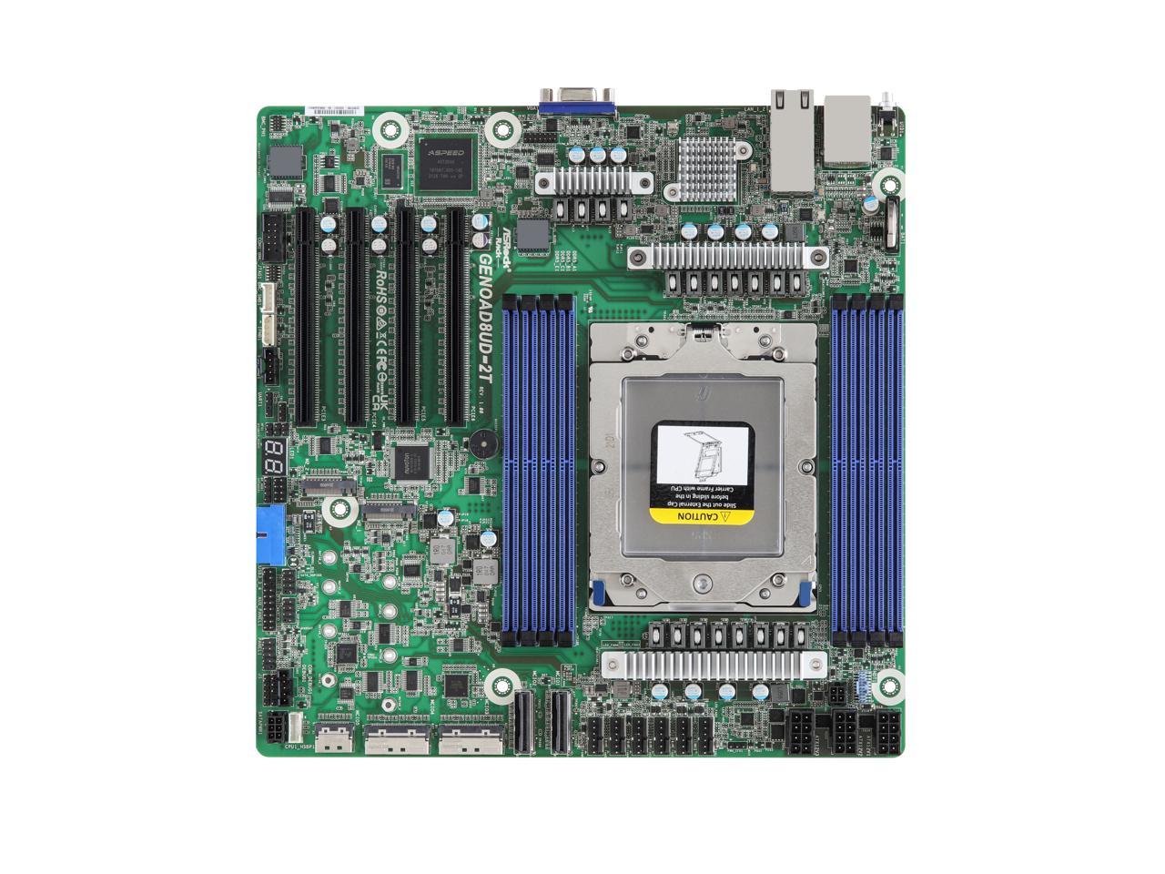 AsRock Rack GENOAD8UD-2T/X550 Deep Micro-ATX Server Motherboard Single Socket