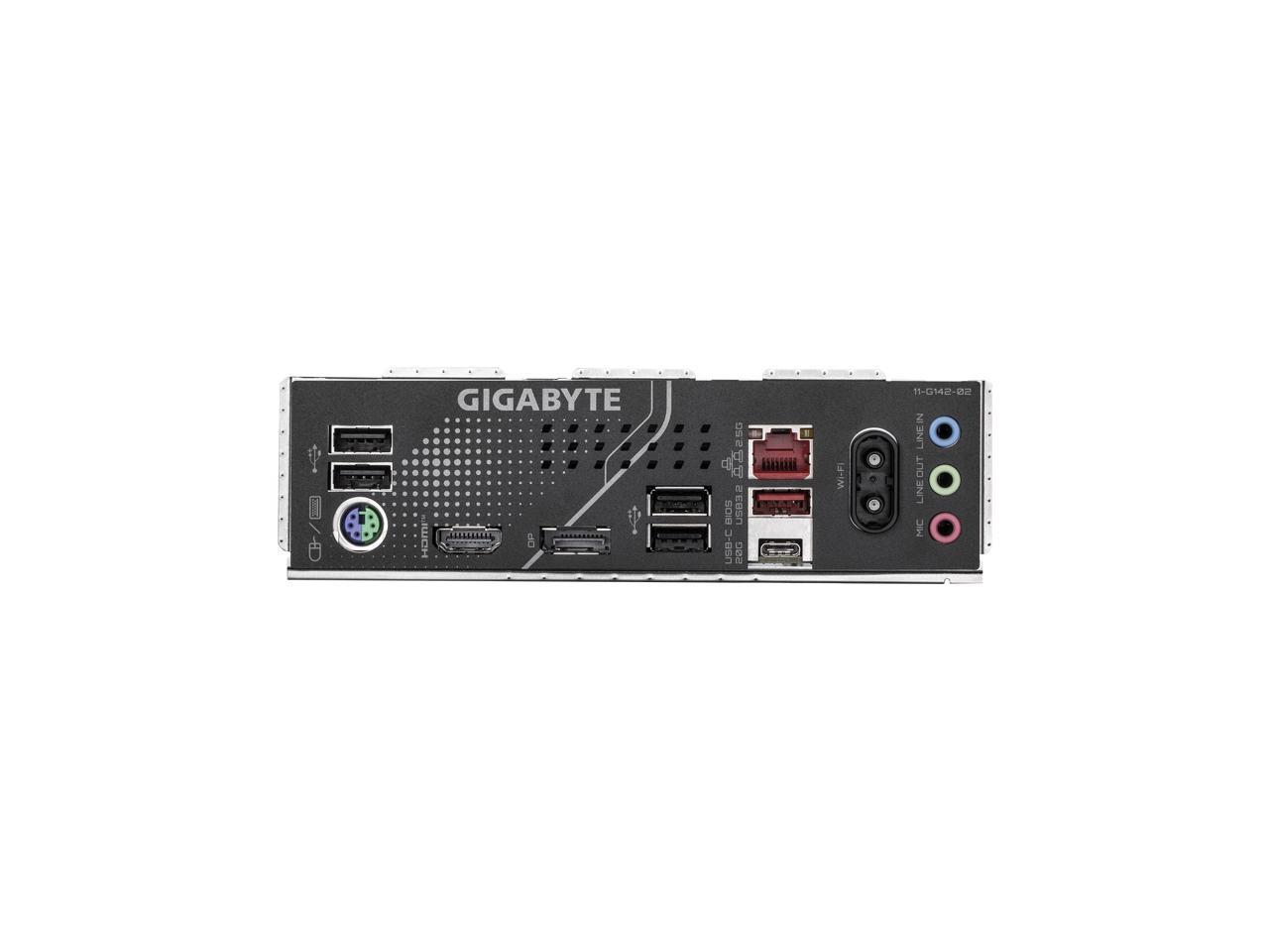 GIGABYTE B860 EAGLE WIFI6E Intel Core Ultra (Series 2) LGA 1851 Motherboard, ATX, DDR5, 3x M.2, PCIe 5.0, USB-C, WIFI6E, 2.5GbE LAN, EZ-Latch