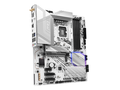 ASRock Z890 Pro RS WiFi White LGA 1851 Intel Z890 SATA 6Gb/s ATX Motherboard