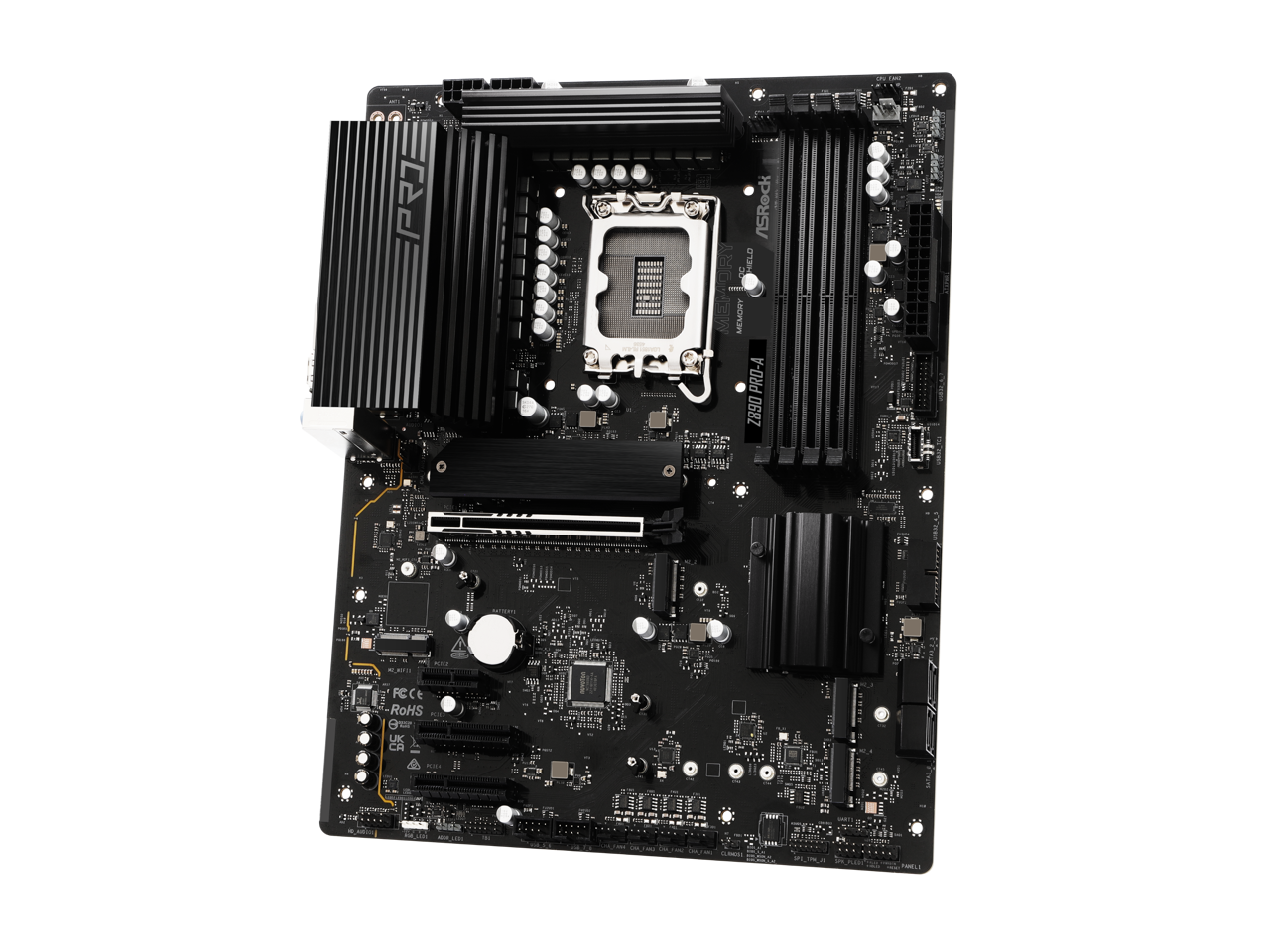 ASRock Z890 Pro-A LGA 1851 Intel Z890 SATA 6Gb/s ATX Motherboard