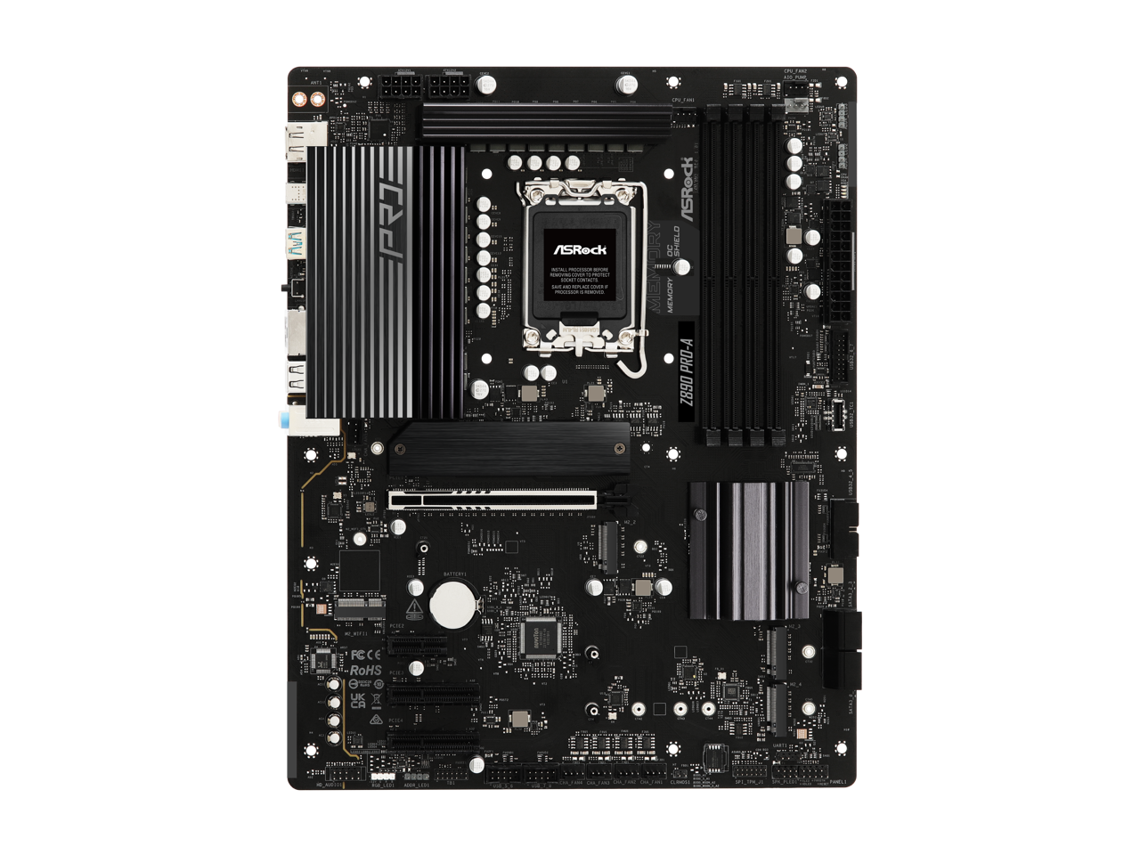 ASRock Z890 Pro-A LGA 1851 Intel Z890 SATA 6Gb/s ATX Motherboard