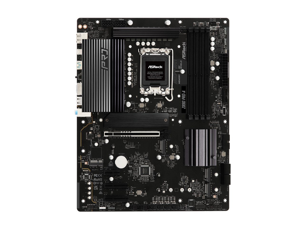 ASRock Z890 Pro-A LGA 1851 Intel Z890 SATA 6Gb/s ATX Motherboard