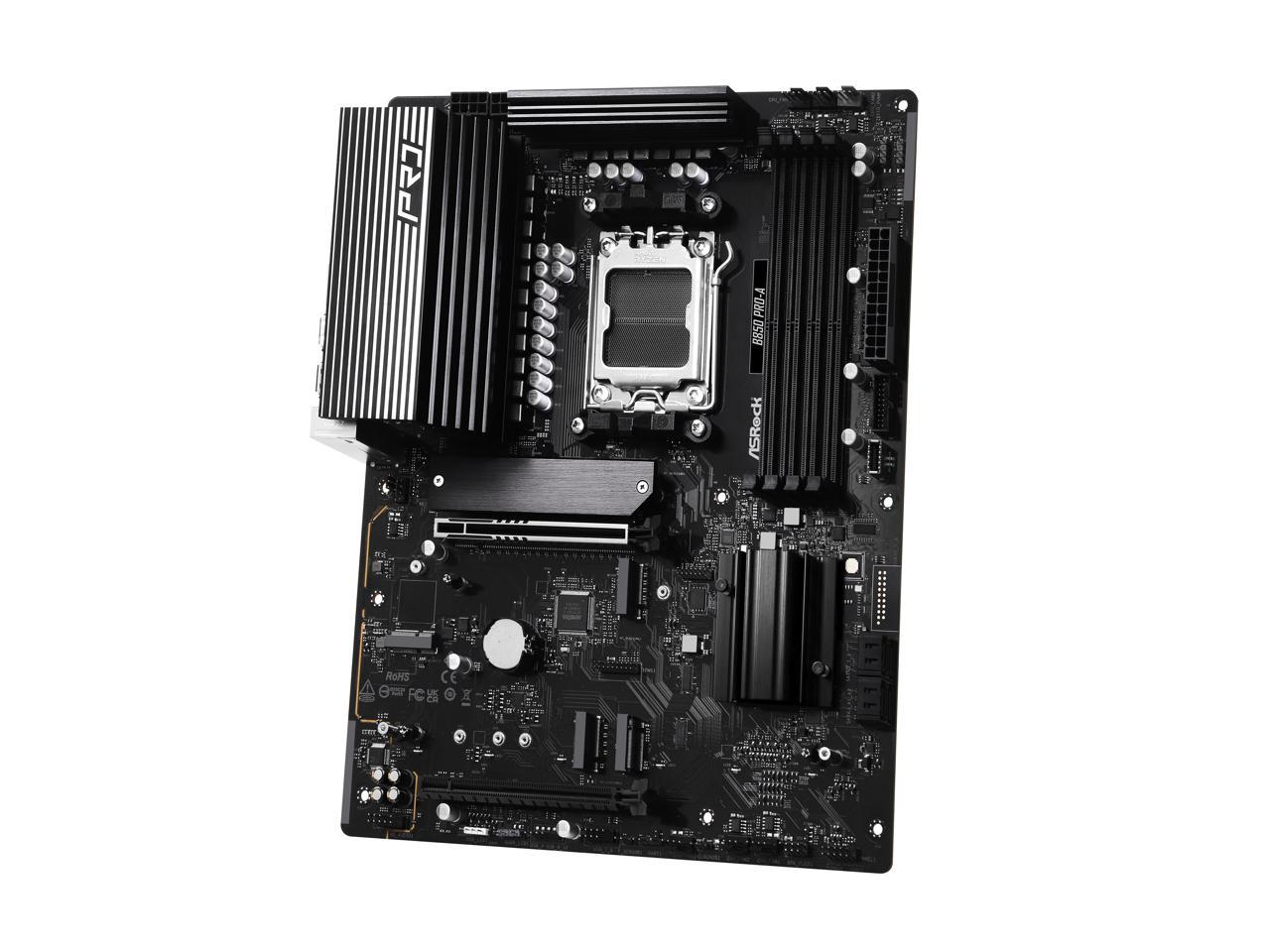 ASRock B850 PRO-A AM5 AMD B850 SATA 6Gb/s ATX Motherboard