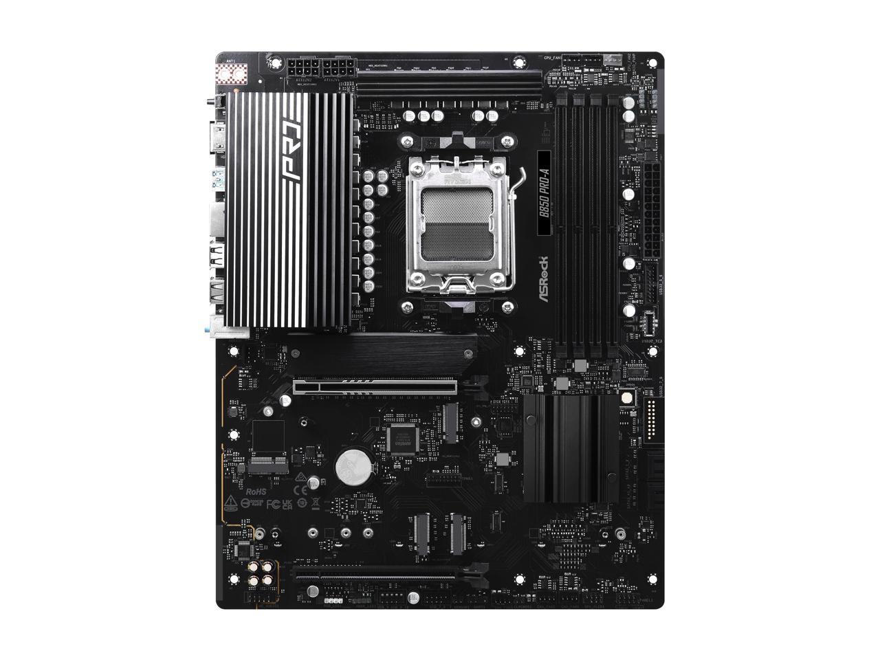 ASRock B850 PRO-A AM5 AMD B850 SATA 6Gb/s ATX Motherboard