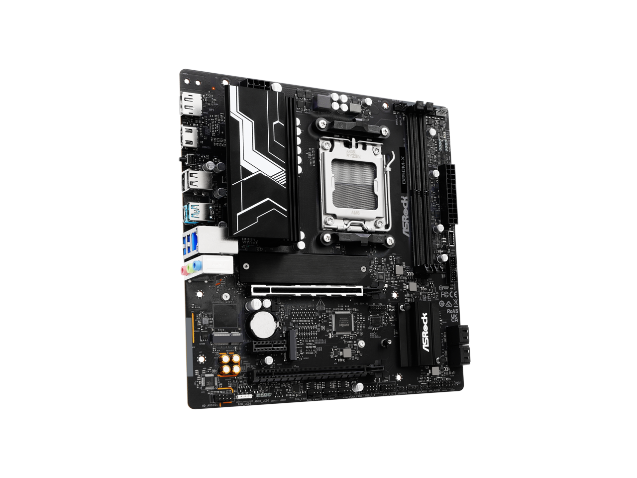 ASRock B850M-X AM5 AMD B850 SATA 6Gb/s Micro ATX Motherboard