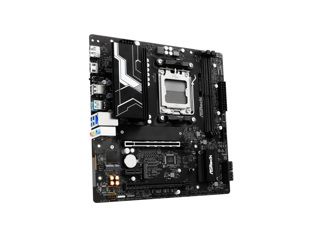 ASRock B850M-X AM5 AMD B850 SATA 6Gb/s Micro ATX Motherboard