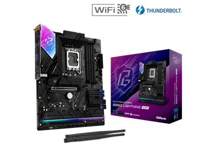 ASRock Phantom Gaming B860 Lightning WiFi LGA 1851 Intel B860 SATA 6Gb/s DDR5