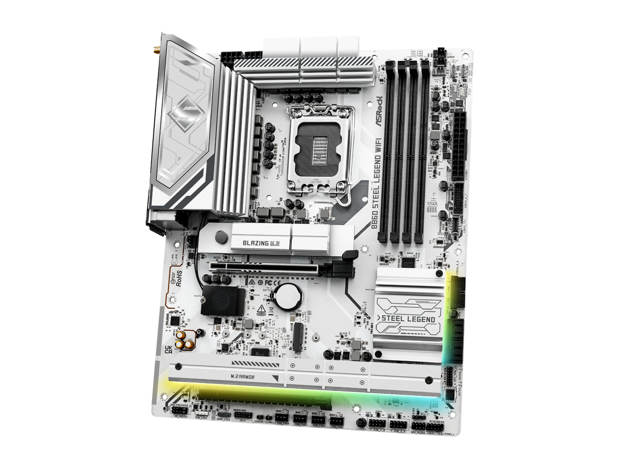 ASRock B860 Steel Legend WiFi LGA 1851 Intel B860 SATA 6Gb/s DDR5 ATX