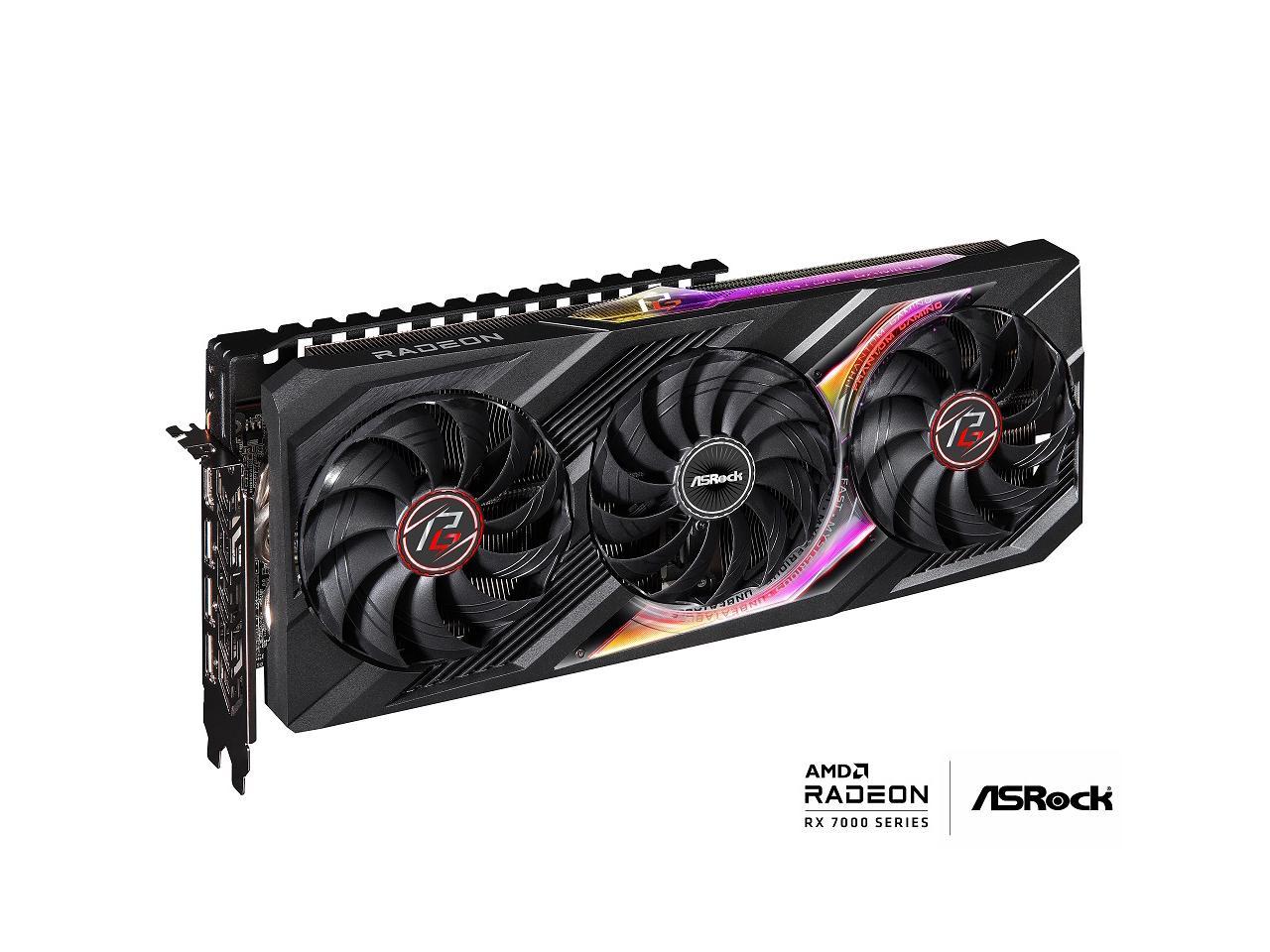 ASRock Phantom Gaming Radeon RX 7900 XT 20GB GDDR6 PCI Express 4.0 ATX Video Card RX7900XT PG 20GO