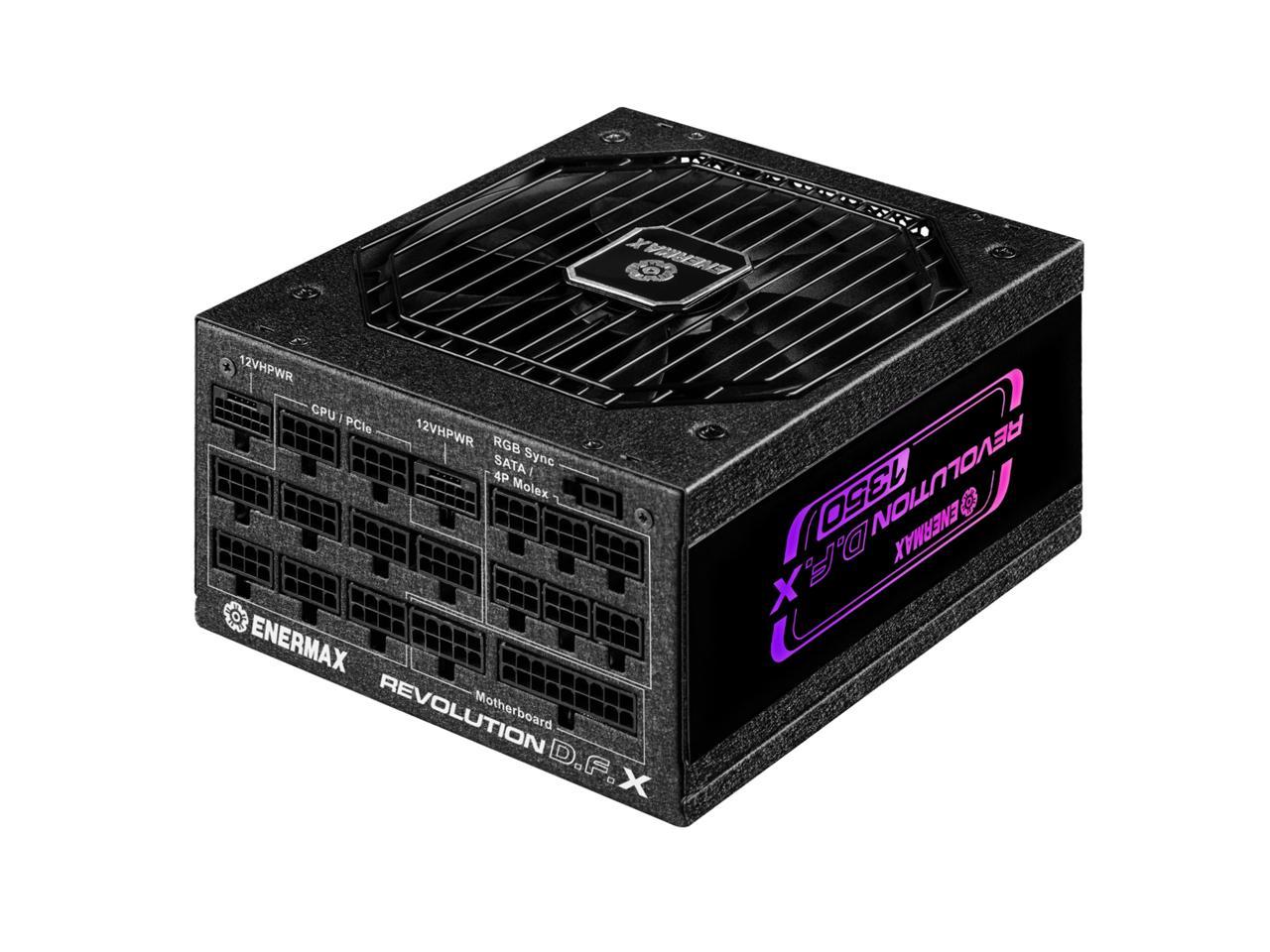 ENERMAX Revolution D.F. X 1350W Full Modular, 80 Plus Gold, ATX 3.0 & PCIe 5.0