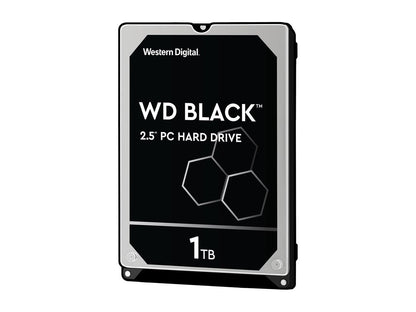 WD Black 1TB Hard Drive - 7200 RPM SATA 6Gb/s 64MB Cache 2.5 Inch