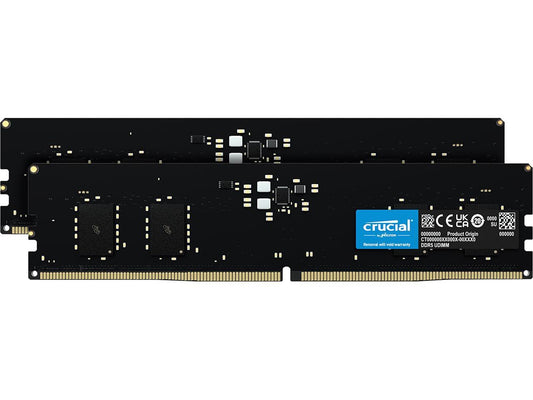 Crucial 16GB (2 x 8GB) DDR5 4800 (PC5 38400) Desktop Memory