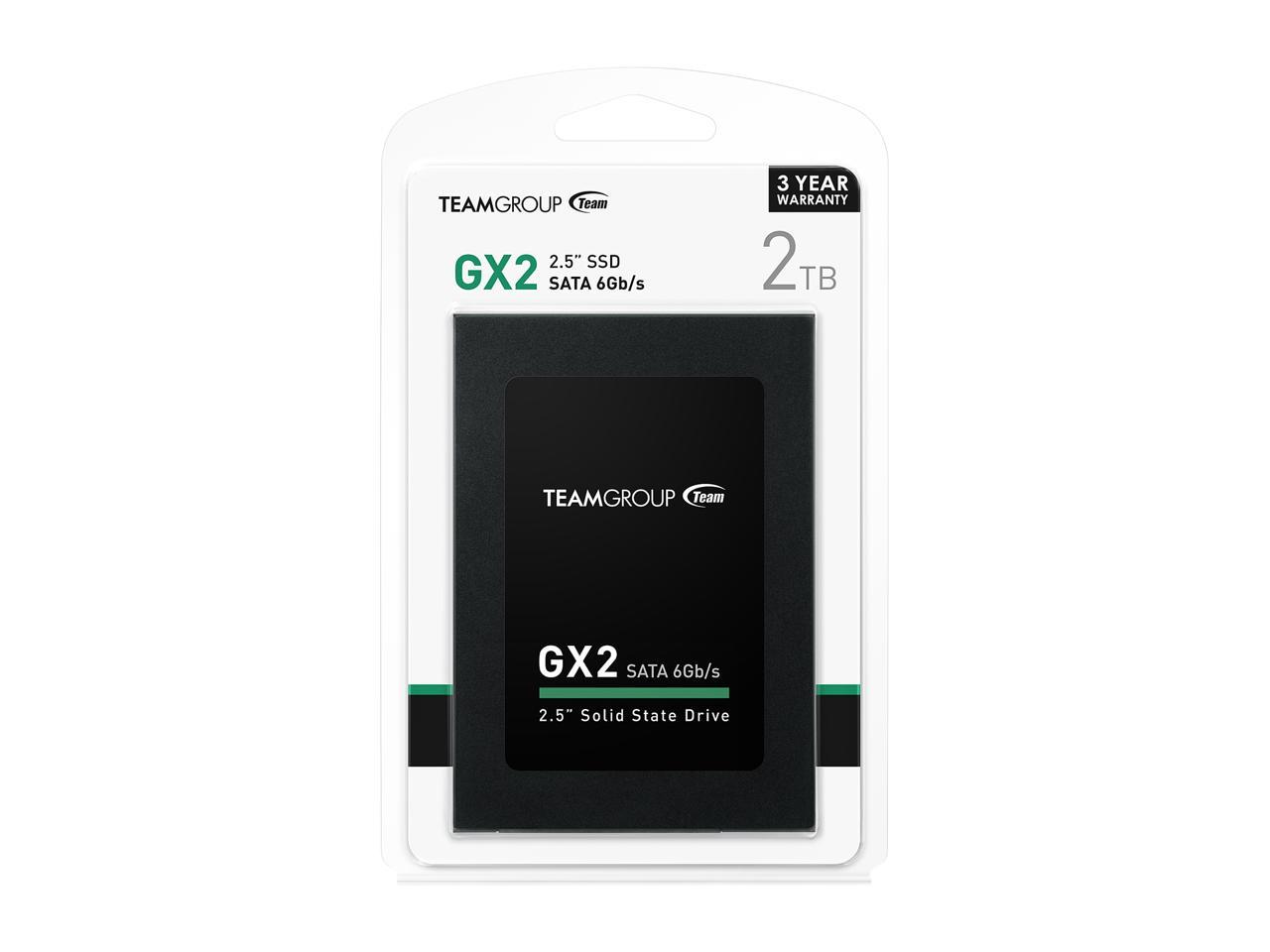 Team Group GX2 2.5" 2TB SATA III Internal Solid State Drive (SSD)