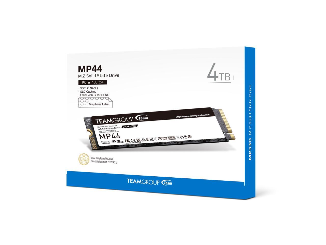 Team Group MP44 M.2 2280 4TB PCIe 4.0 x4 with NVMe Laptop & Desktop