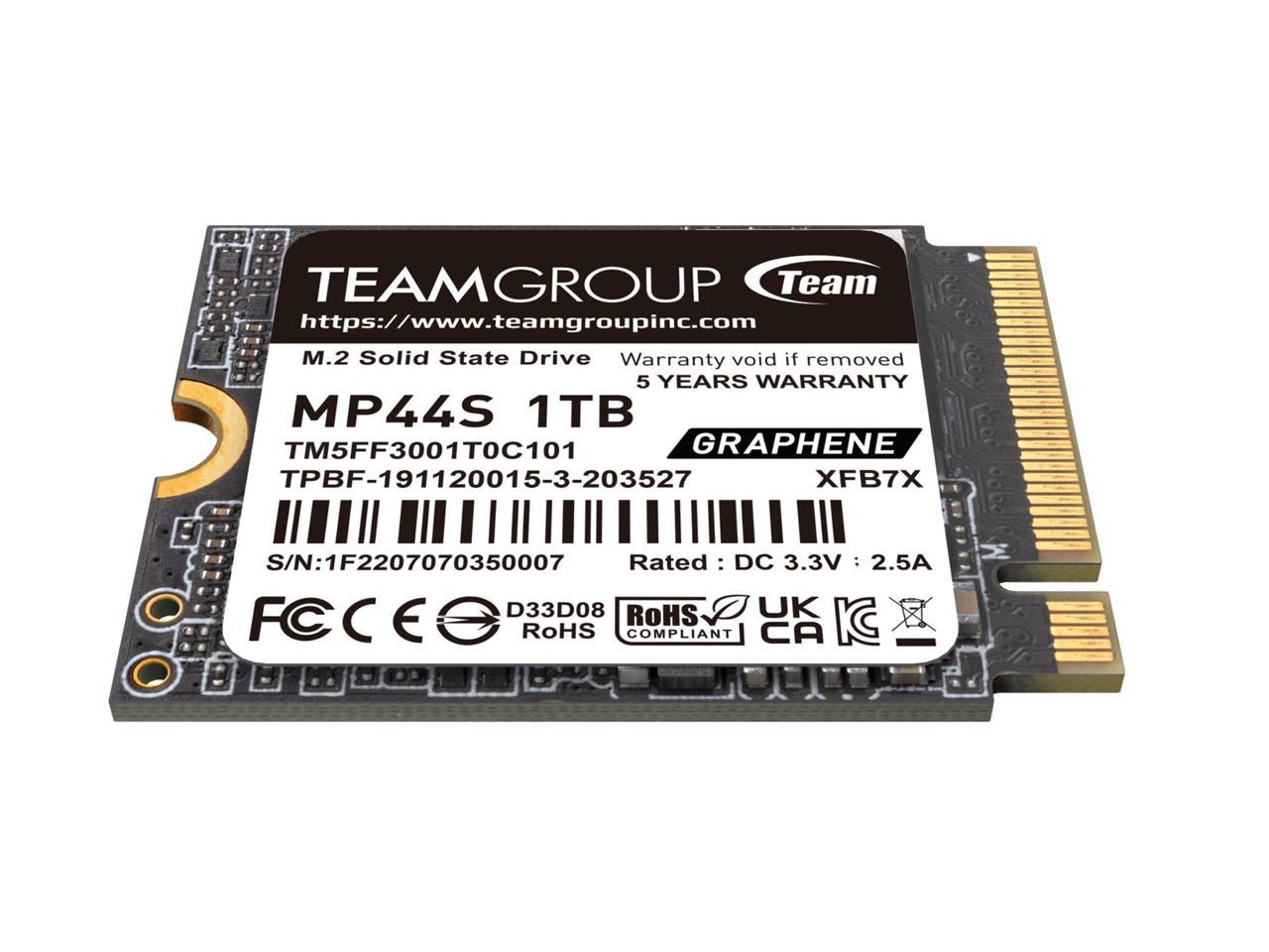 Team Group MP44S M.2 2230 1TB PCIe 4.0 x4 with NVMe