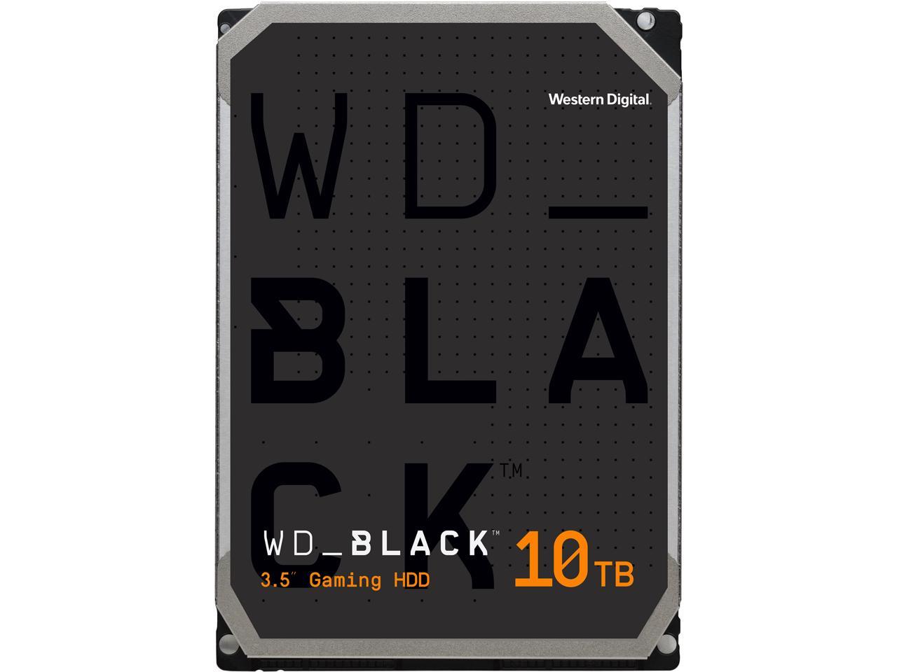 WD Black WD101FZBX 10TB 7200 RPM 256MB Cache SATA 6.0Gb/s 3.5" Hard Drives