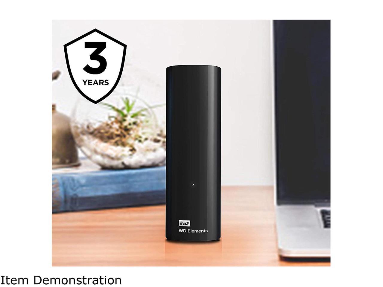 WD Elements 16TB USB 3.0 Desktop External Hard Drive WDBWLG0160HBK-NESN