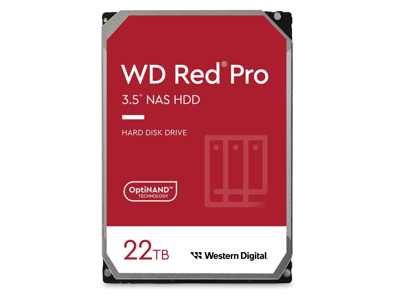 WD Red Pro WD221KFGX 22TB 7200 RPM 512MB Cache SATA 6.0Gb/s 3.5" Internal