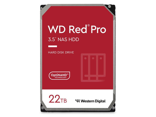 WD Red Pro WD221KFGX 22TB 7200 RPM 512MB Cache SATA 6.0Gb/s 3.5" Internal