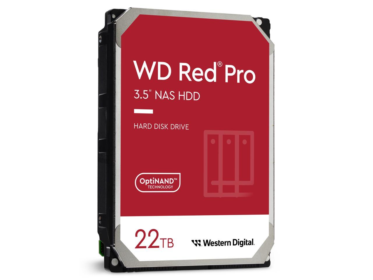 WD Red Pro WD221KFGX 22TB 7200 RPM 512MB Cache SATA 6.0Gb/s 3.5" Internal