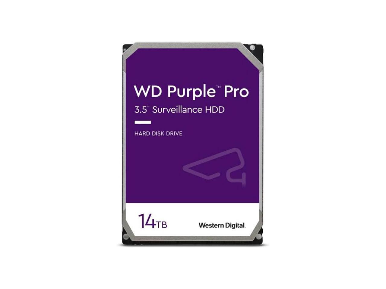 WD Purple Pro WD142PURP 14TB 7200 RPM 512MB Cache SATA 3.5"