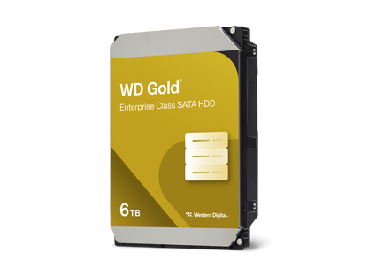 WD Gold WD6004FRYZ 6TB 7200 RPM 256MB Cache SATA 6.0Gb/s 3.5" Hard Drives