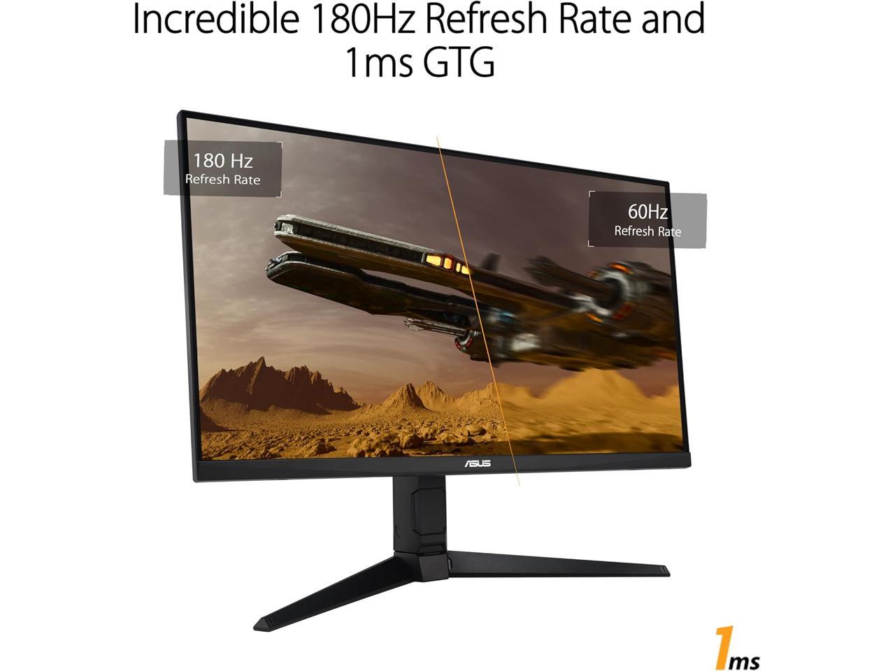 ASUS TUF Gaming 27” 1440P Monitor (VG27AQL3A) - QHD (2560 x 1440), 180Hz, 1ms,