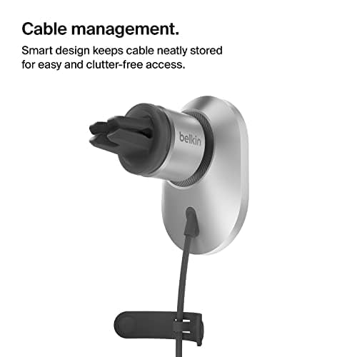 Belkin BoostCharge ProWireless CarChargerwithMagSafe15W Extra Strong Magnetic