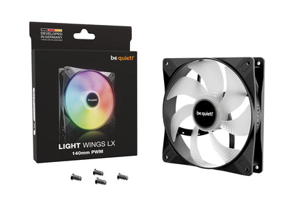 be quiet! LIGHT WINGS LX 140mm PWM BL126 140mm Case Fan