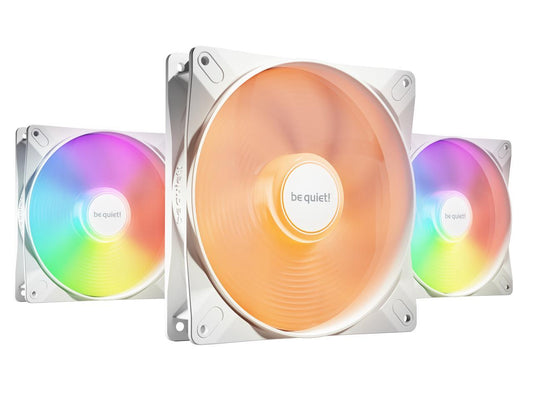 be quiet! LIGHT WINGS LX 140mm PWM BL128 140mm ARGB LED Case Fan - Triple Pack