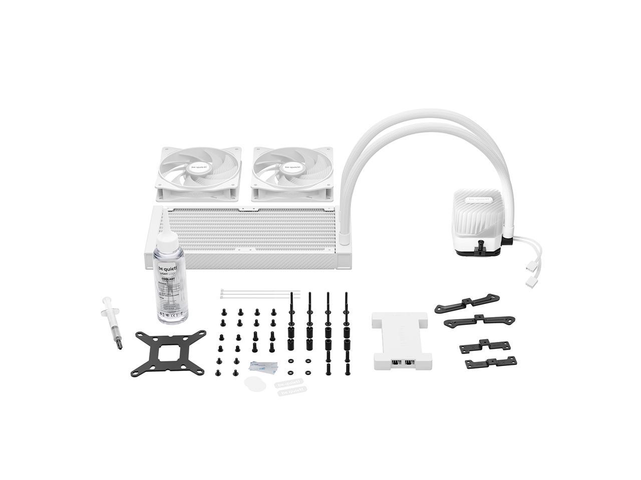 be quiet! Light Loop 240mm White CPU liquid cooler for heavily overclocked