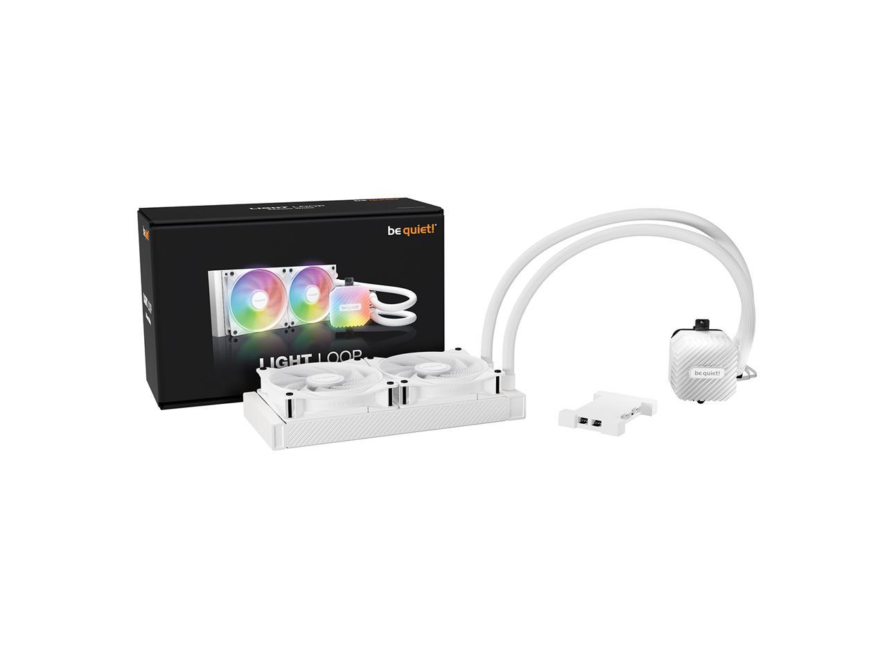 be quiet! Light Loop 240mm White CPU liquid cooler for heavily overclocked