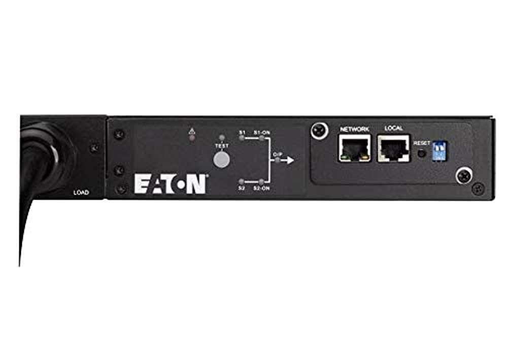 Eaton EATS115, 1U Horizontal 10 Outlets eATS ePDU