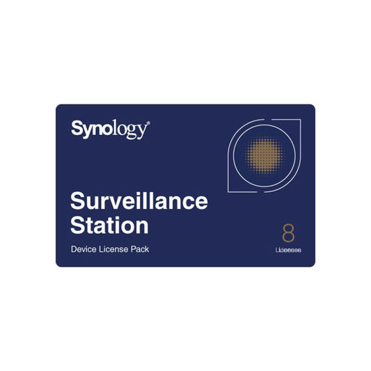 Synology CLP8 Camera License Pack - 1 code to connect up to 8 IP cameras